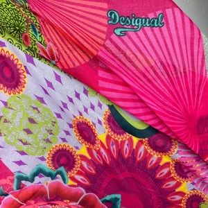 Desigual Scarf Convertible Beach Sarong Swim Cover Up Pareo